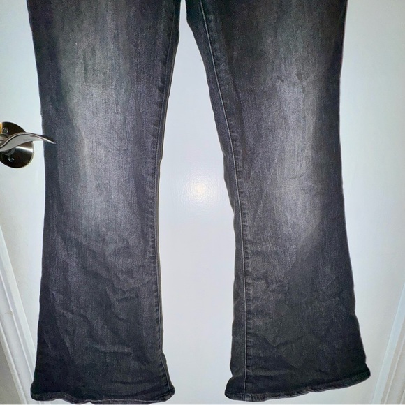 Abercrombie & Fitch Dark Gray Flare Jeans 8 Short - Picture 4 of 8